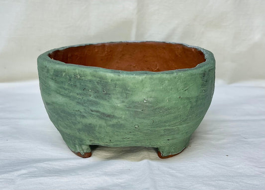 Oval bonsai pot