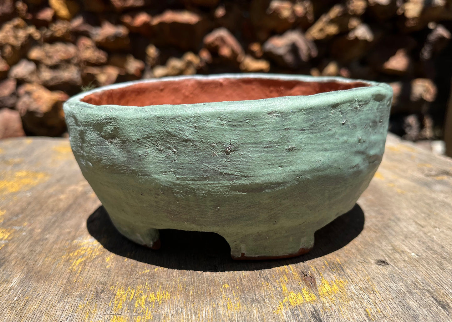 Oval bonsai pot
