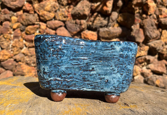 Blue Kidney-bean pot