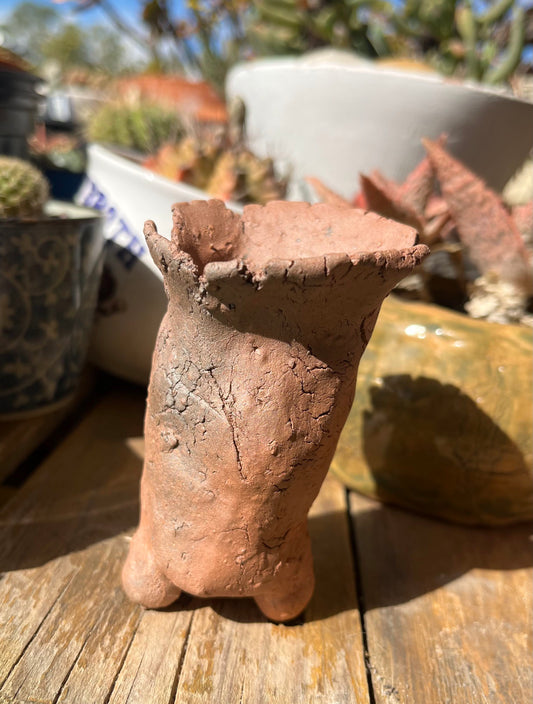 Smalls #17 (Explosion in wild red clay)